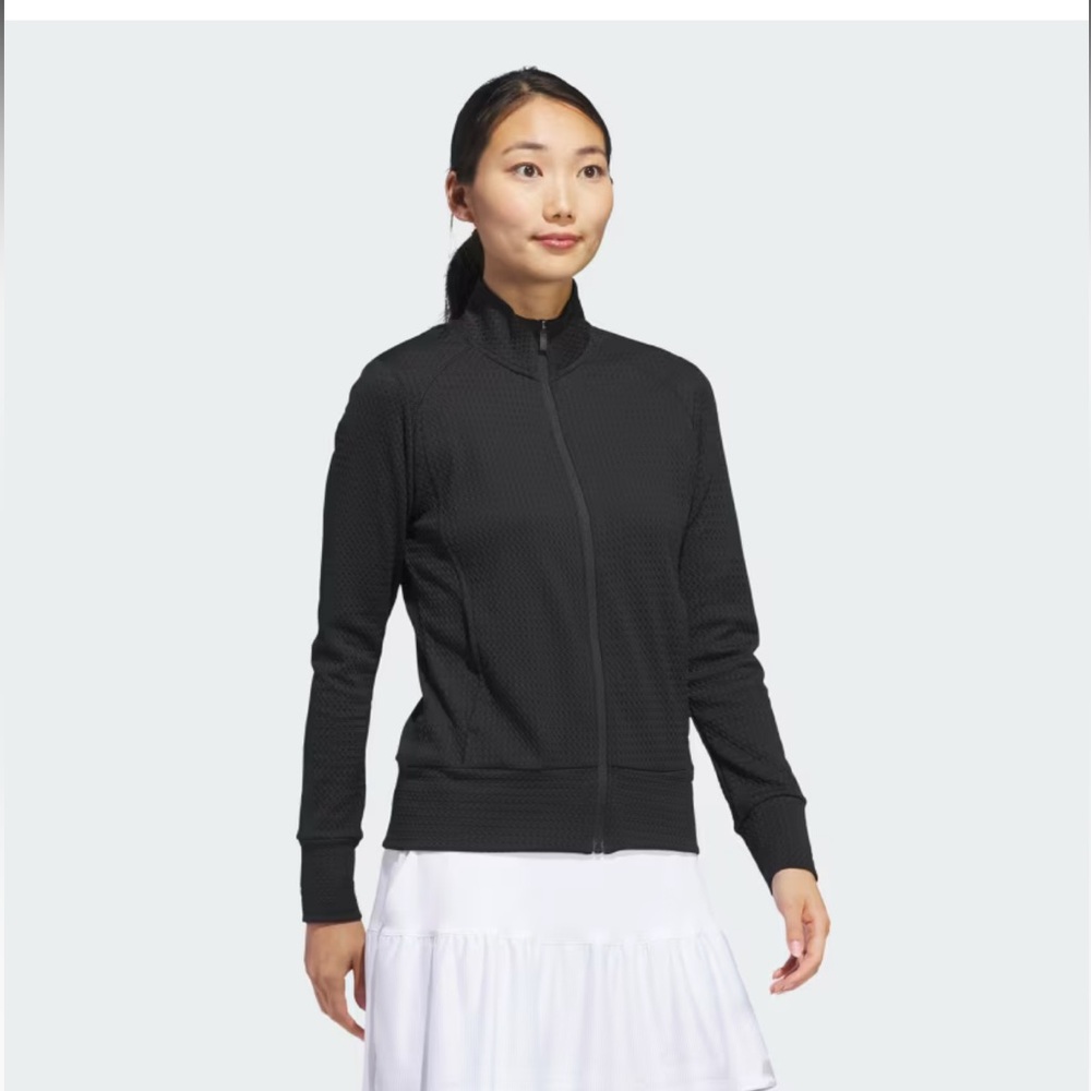 adidas Women's Black Bomber golf Jacket